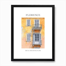 Florence Travel And Architecture Poster 3 Art Print