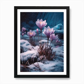 Beautiful Winter Flowers 43 Art Print