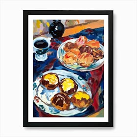 Profiterole Painting 3 Art Print