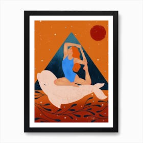 Beluga Girl Art Print