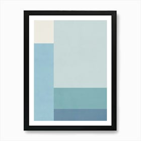 ABSTRACT MINIMALIST GEOMETRY - AA02 Art Print