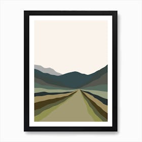 Road In The Mountains 1 Art Print