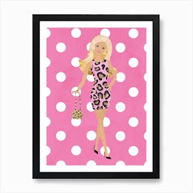 Barbie Polkadot Print Affiche