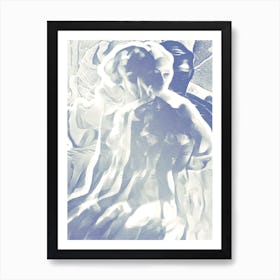 Portrait Of A Nude Woman Art Print