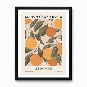 Fruit Market - Oranges Art Print