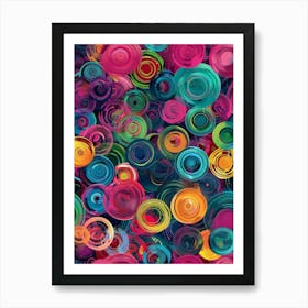 Abstract Swirls 5 Art Print