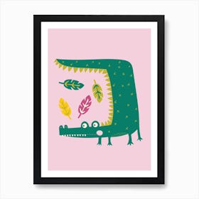 Crocodile Art Print