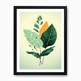 Leaves Of Nature Art Print