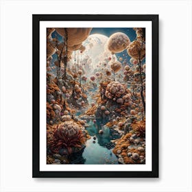 Fairytale Landscape Art Print