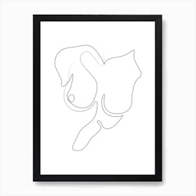 N619 Nude Art Print