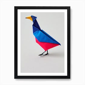 Baldpate Origami Bird Art Print