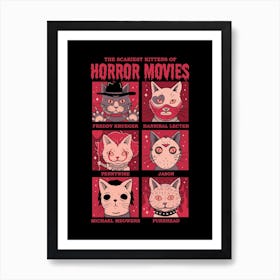 Horror Movies Art Print