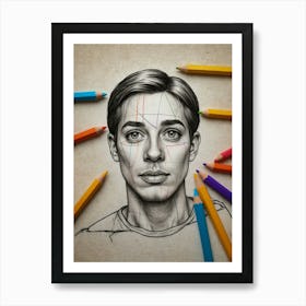 Portrait Of A Man 2 Art Print