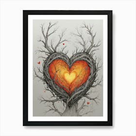 Heart Of The Tree Art Print
