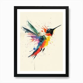 Hummingbird Canvas Print 3 Art Print