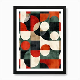 Abstract Circles 98 Art Print