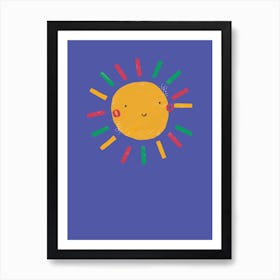 Sun Art Print