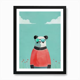 Panda Bear Canvas Print 1 Art Print