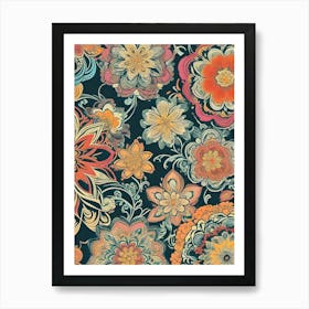 Floral Pattern 2 Art Print