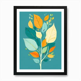 Autumn Leaves Tree 1 Art Print