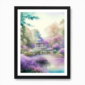 Callaway Gardens, 2, Usa Pastel Watercolour Art Print