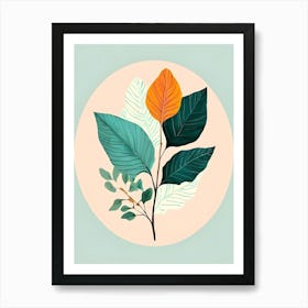 Botanical Leaves Art Print