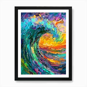 Ocean Wave Art Print