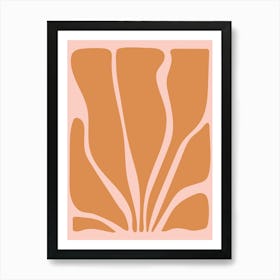 Ochre Seaweed Art Print