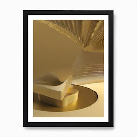 Gold Chair Art Print