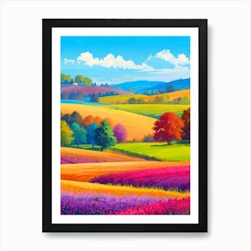 Landscape Painting 1 Art Print