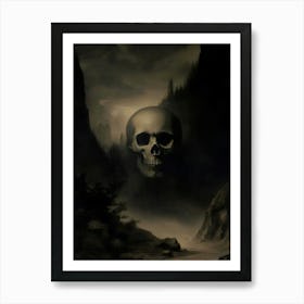 Skull In The Sky Art Print