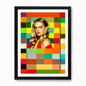 Alicia Silverstone Colourful Pop Movies Art Movies Art Print