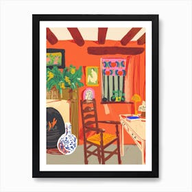 Red Room Art Print