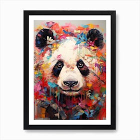 Panda Art In Contemporary Art Style 4 Art Print