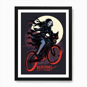 Death Rides Art Print