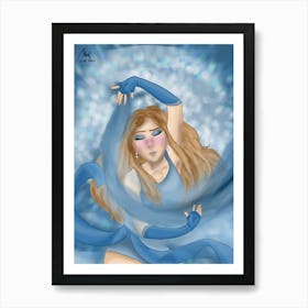 Waterbending dream Art Print