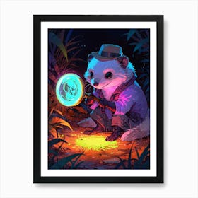 Ferret 3 Art Print