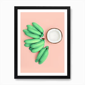 Banana Colada Art Print