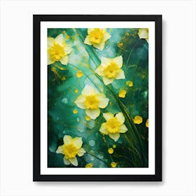 Yellow Daffodils 1 Art Print