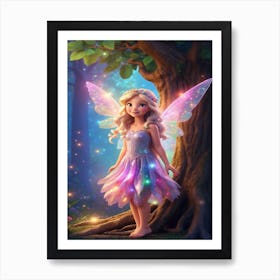 Fairy In The Forest Art Print
