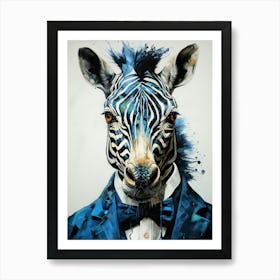 Zebra animal Art Print