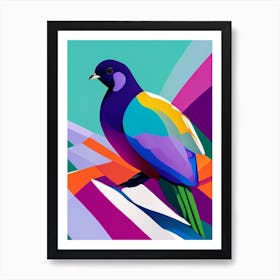 Pigeon Pop Matisse Bird Art Print