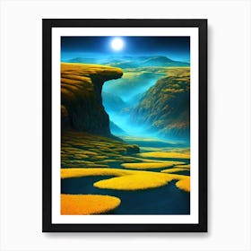 Landscape Painting, Landscape Painting, Landscape Painting, Landscape Painting, Landscape Painting 5 Art Print