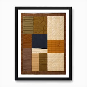 American Patchwork Quilting Inspired Art, 1232 Art Print