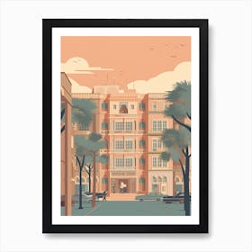 Cairo Egypt Travel Illustration 4 Art Print