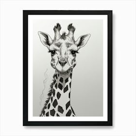 Giraffe 40 Art Print