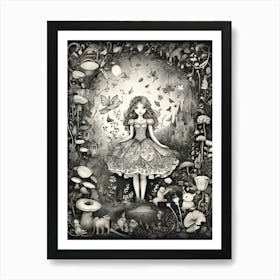 Alice In Wonderland 3 Art Print