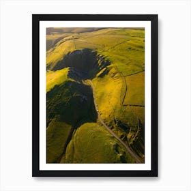 Aerial View Of The Dales 21 Art Print