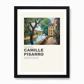 Museum Poster Inspired By Camille Pisarro 4 Art Print