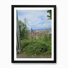 View Of Freiburg From A Hill Art Print